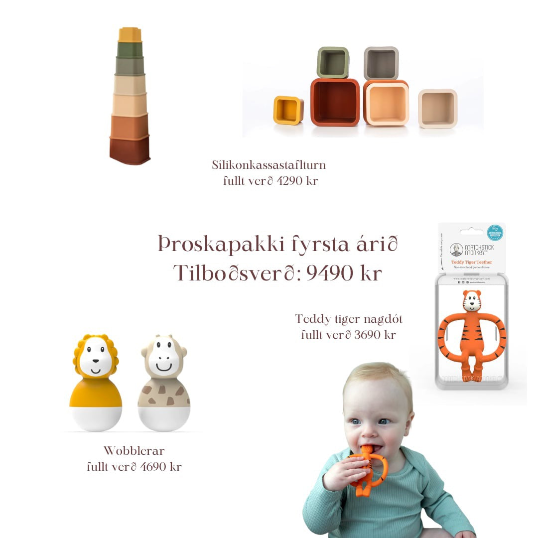 Þroskapakki fyrsta árið - lækkað verð