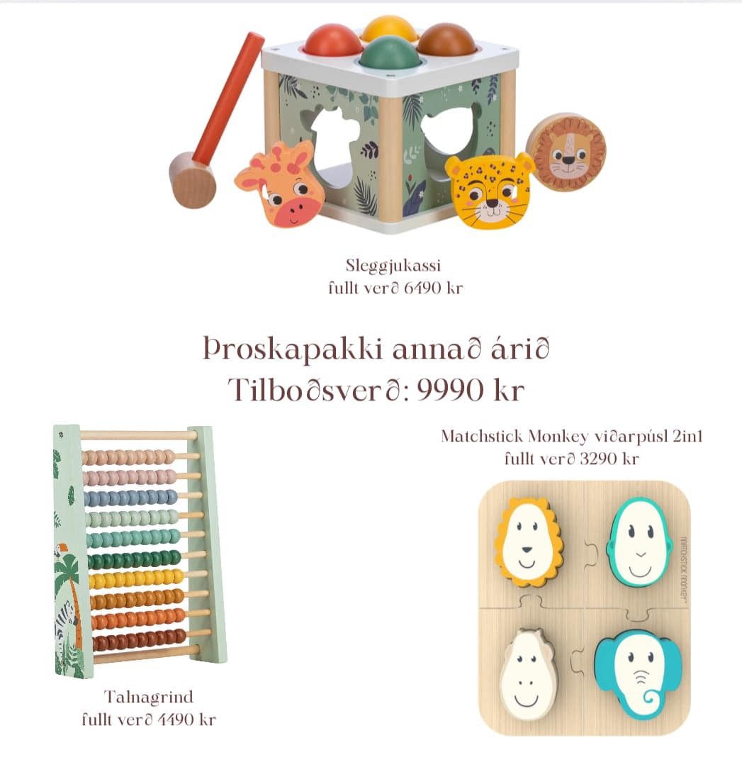 Þroskapakki annað árið - lækkað verð