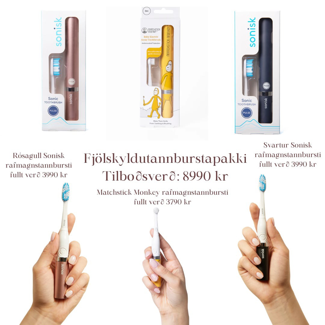 Fjölskyldutannburstapakki