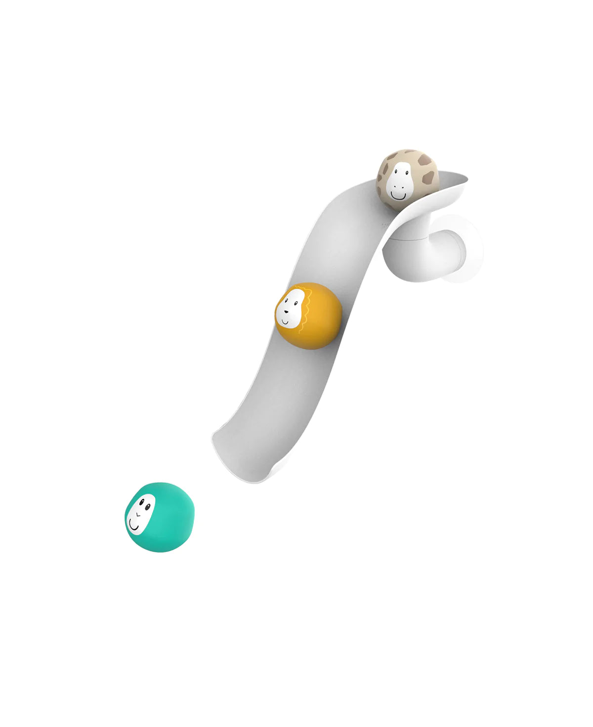 Baðrennibraut - hvít